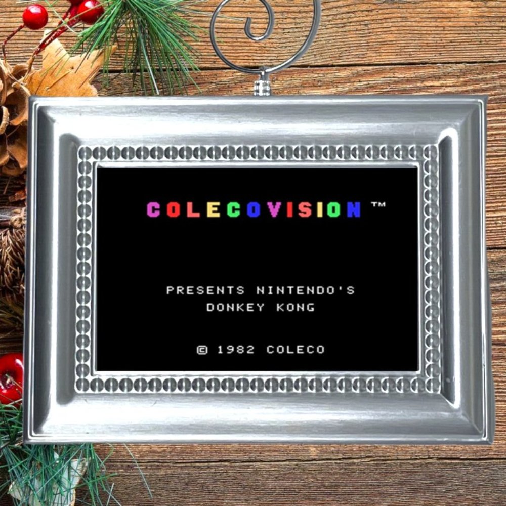 ColecoVision‎ Donkey Kong Retro Video Game Memorabilia Christmas Tree Ornament